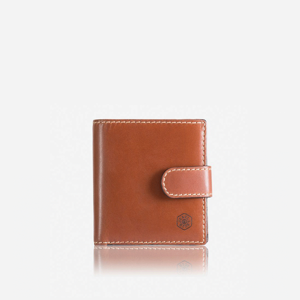 Tri Fold Wallet With Coin And Tab Clay Jekyll Hide AUS Leather