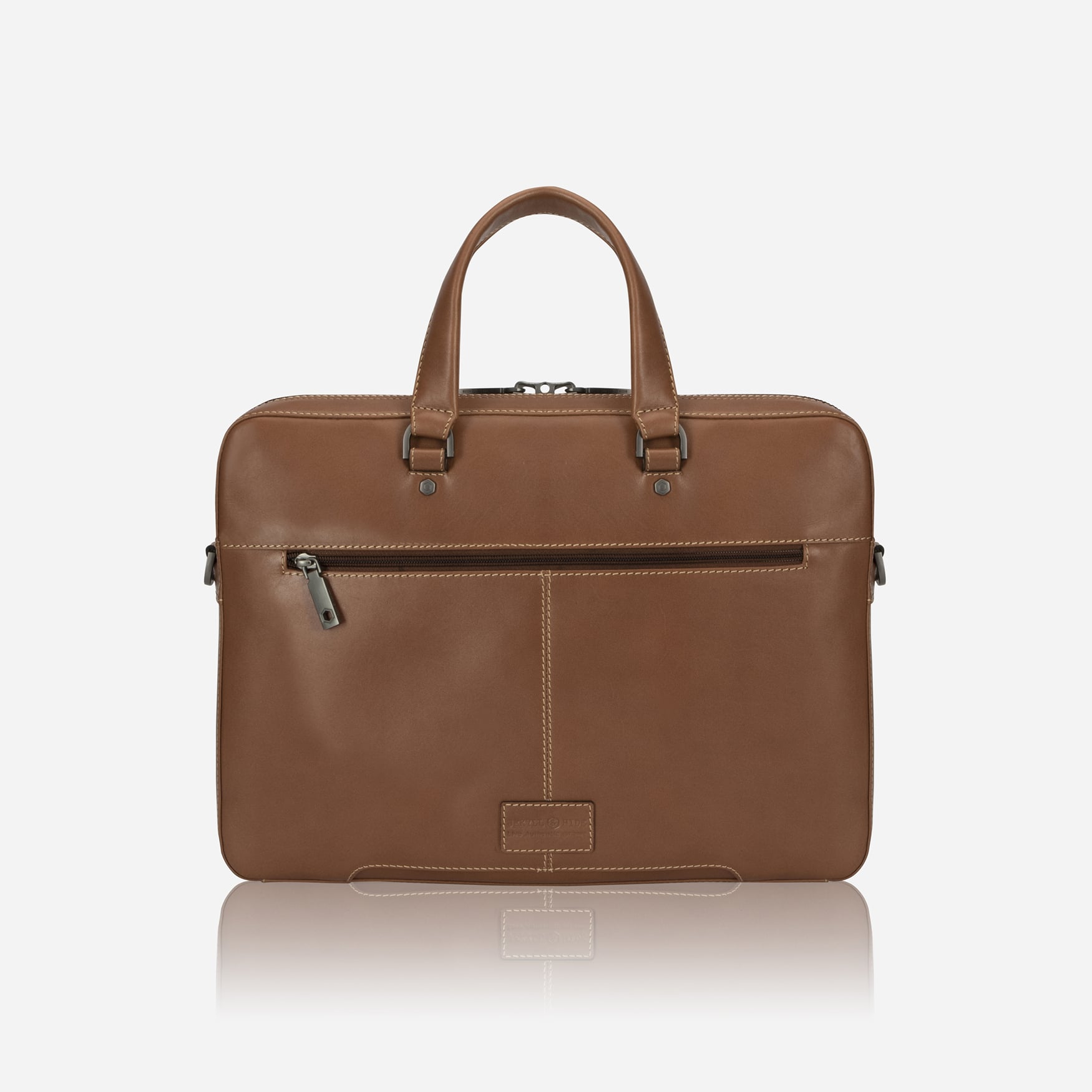 Slim Zip Top Briefcase