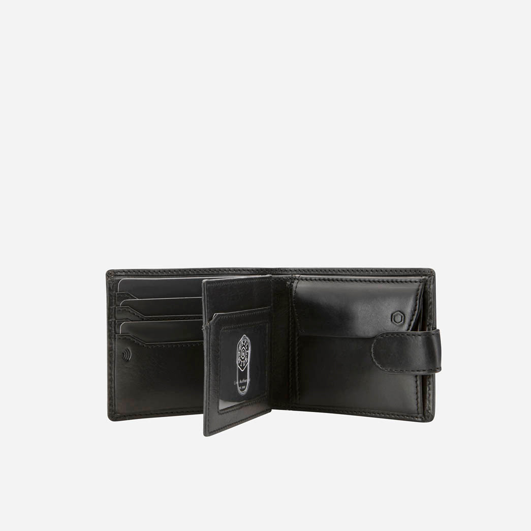 Bifold Wallet With Coin And ID Window