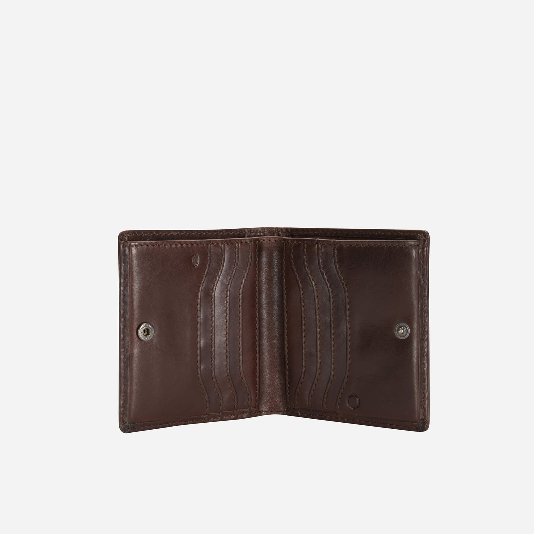 Slim Bifold Card Holder With Coin