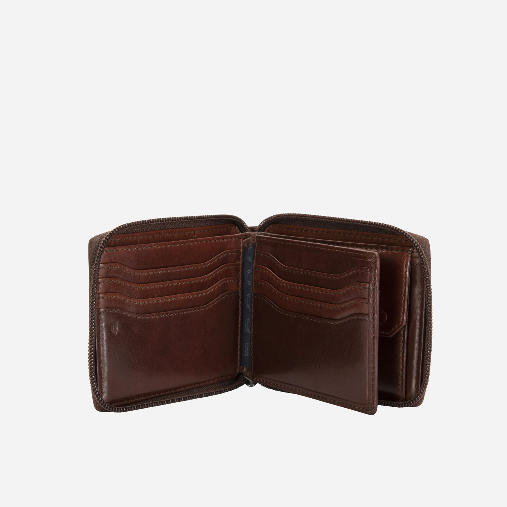 Large Zip Around Wallet With Coin