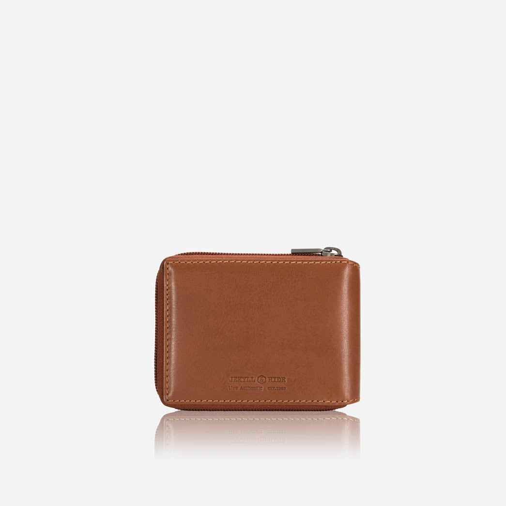 Large Zip Around Wallet With Coin