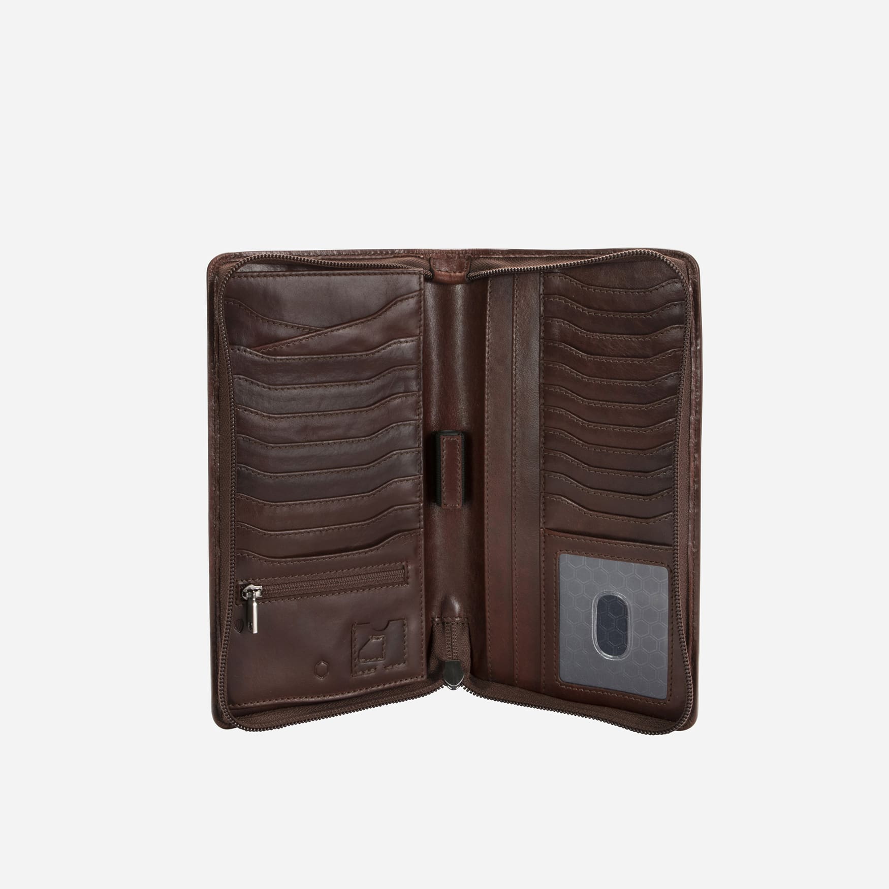 Large Zip-Around Travel And Passport Organiser