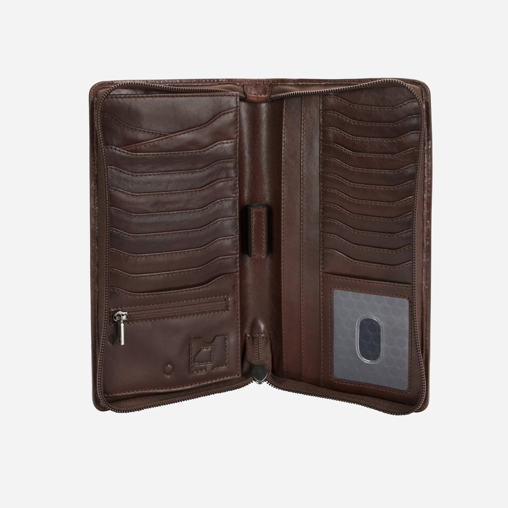 Large Zip-Around Travel And Passport Organiser