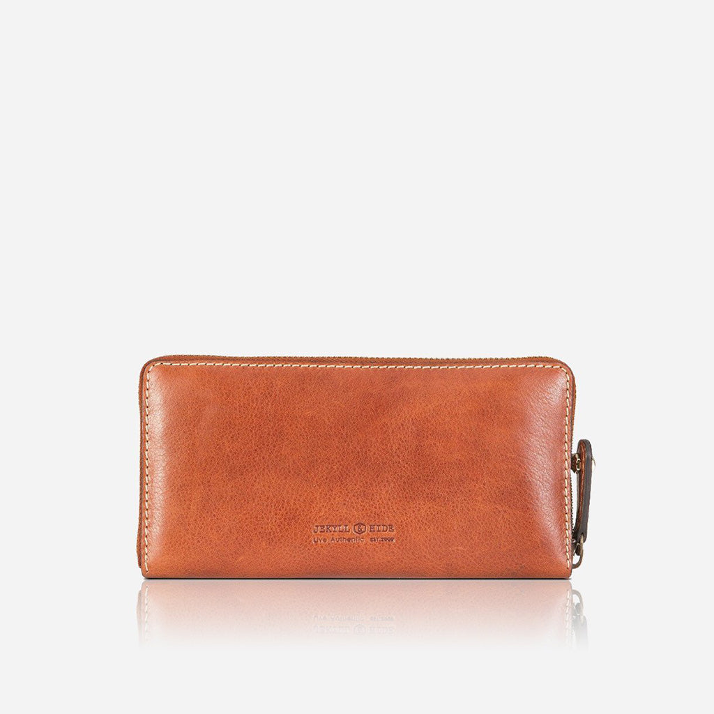 Zip around wallet with bamboo in black leather | GUCCI® US