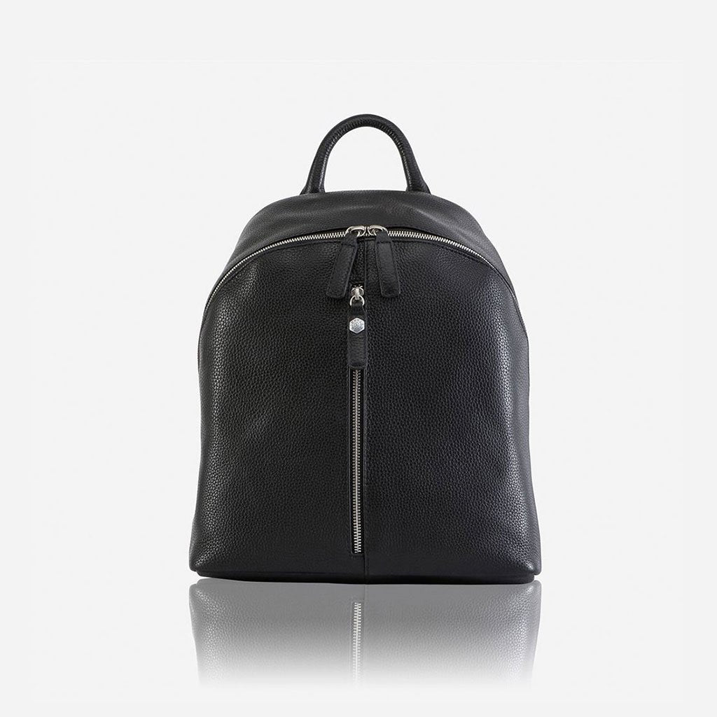 Black leather cheap backpack australia