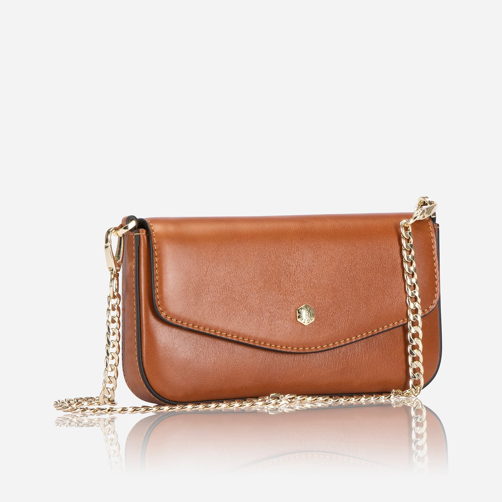 Tan clutch clearance purse