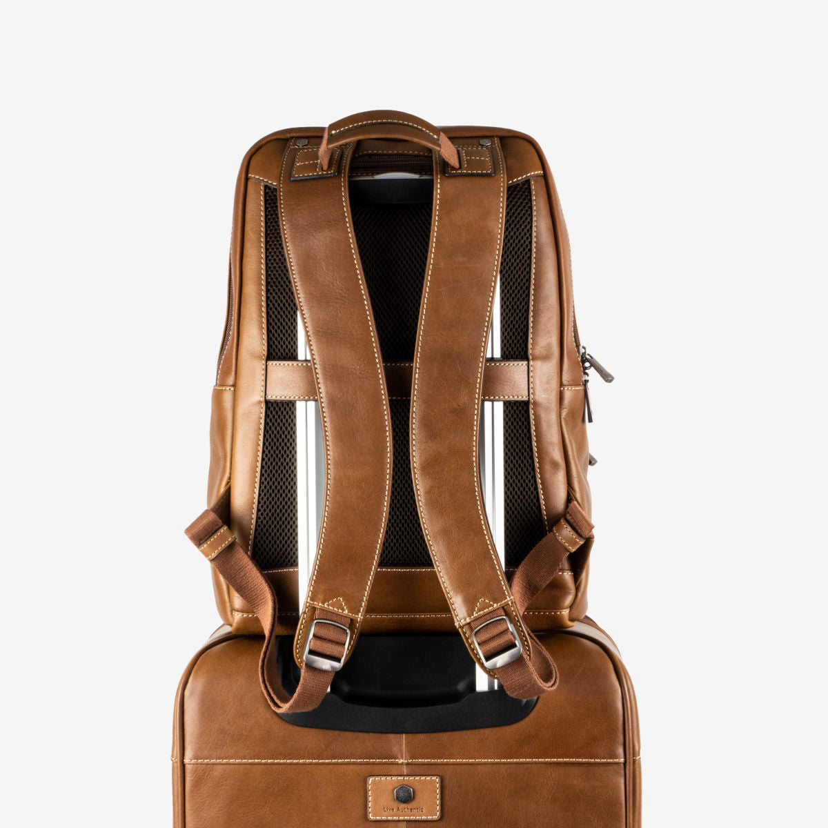 Mens leather backpack australia best sale